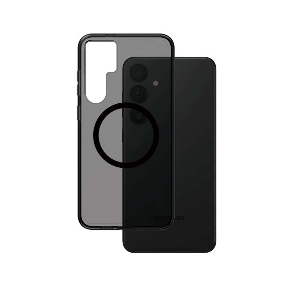 PanzerGlass CARE™ by ® Smokey Case w. Black Qi Compatible Samsung Galaxy S24+ mobiele telefoon behuizingen Hoes Zwart (1157)