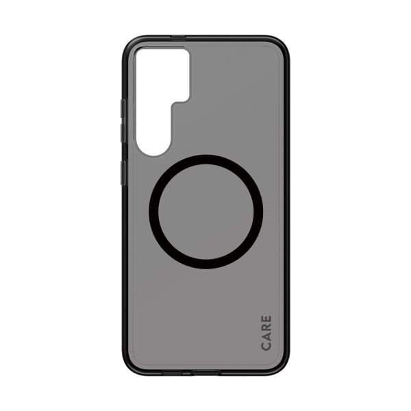 PanzerGlass CARE™ by ® Smokey Case w. Black Qi Compatible Samsung Galaxy S24+ mobiele telefoon behuizingen Hoes Zwart (1157)