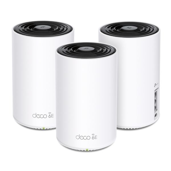 TP-Link Deco XE75 Tri-band (2,4 GHz / 5 GHz / 6 GHz) Wi-Fi 6E (802.11ax) Wit 3 Intern