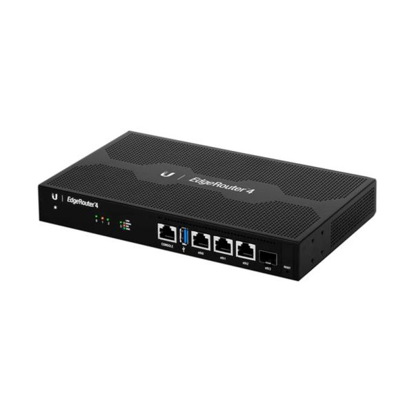 Ubiquiti UBNT EdgeMAX EdgeRouter 4 1GHz Quad-core CPU 1GB RAM EdgeOS 3 Gigabit Ports + 1xSFP Slot (ER-4-EU)