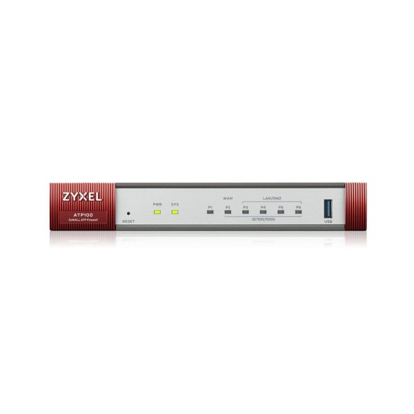 Zyxel ATP100 firewall (hardware) 1 Gbit/s (ATP100-EU0112F) Zyxel ATP100 firewall (hardware) 1 Gbit/s (ATP100-EU0112F)