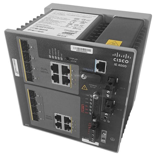 Cisco IE 4000 4 x SFP 100M with 8 x (IE-4000-4S8P4G-E-RFB)