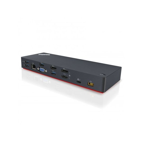 Lenovo 40AC0135EU laptop dock & poortreplicator Bedraad Thunderbolt 3 Zwart (40AC0135EU-R4)