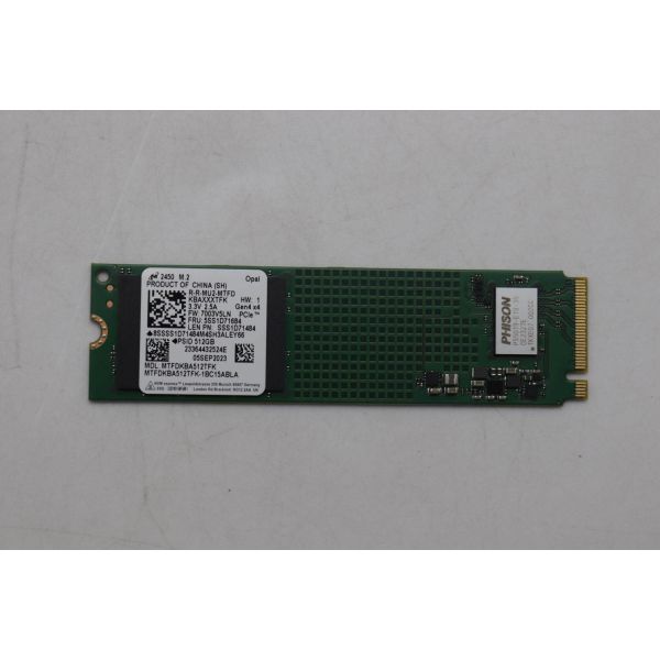 Lenovo SSD 512GB M.2 2280 PCIe 4x4 OPAL (5SS0V26470N) (5SS0V26470N)