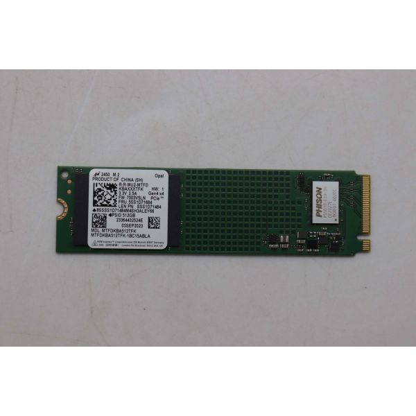 Lenovo SSD 512GB M.2 2280 PCIe 4x4 NVMe OPAL (5SS0W79513N)