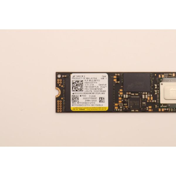 Lenovo SSD 512GB M.2 2280 PCIe 4x4 OPAL (5SS0W79545N) (5SS0W79545N)