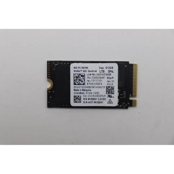 Lenovo SSD 512GB M.2 2242 PCIe 4x4 NVMe (5SS0Y87017)