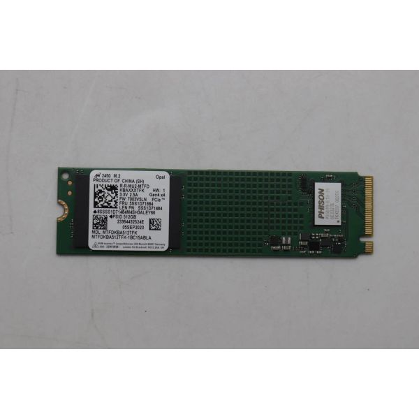 Lenovo SSD 512GB M.2 2280 PCIe 4.0 x4 OPAL (5SS1D71702N)
