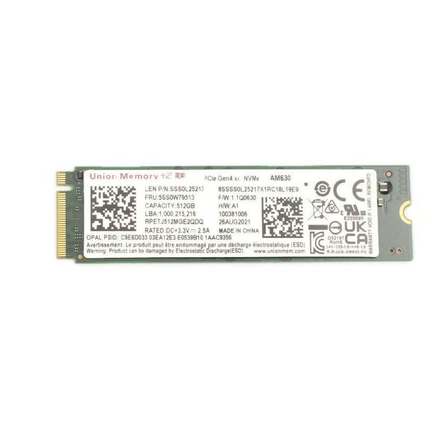 Lenovo SSD 512GB M.2 2280 PCIe 4x4 OPAL (5SS1F20642N) (5SS1F20642N)