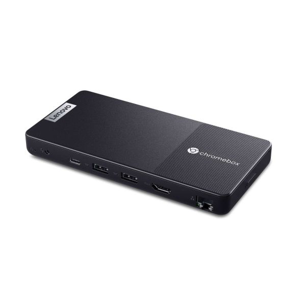 Lenovo Chromebox Micro Intel® Celeron® N N4500 8 GB LPDDR4x-SDRAM 32 GB eMMC ChromeOS Micro PC Mini PC Zwart (83F9000GNS)