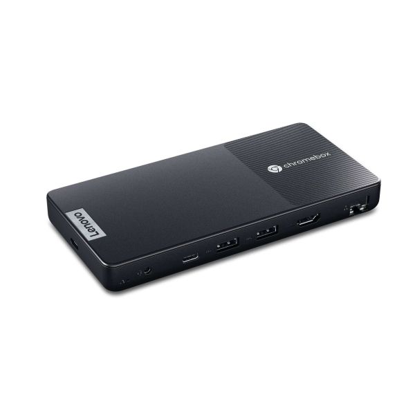 Lenovo Chromebox Micro Intel® Celeron® N N4500 8 GB LPDDR4x-SDRAM 32 GB eMMC ChromeOS Micro PC Mini PC Zwart (83F9000GNS)