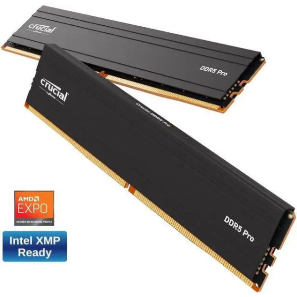 Micron DDR5 32GB PC 6000 CL36 KIT (2x16GB) Crucial Pro Overclocking (CP2K16G60C48U5)