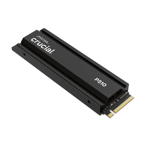 Crucial P510 2TB PCIe Gen5 NVMe SSD met heatsink (CT2000P510SSD5)