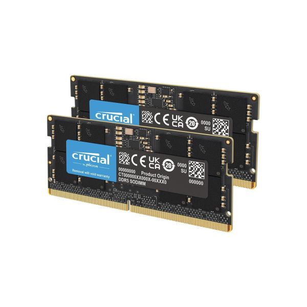 Crucial 128GB DDR5 5600MHz SODIMM Kit (2x64GB) (CT2K64G56C46S5)