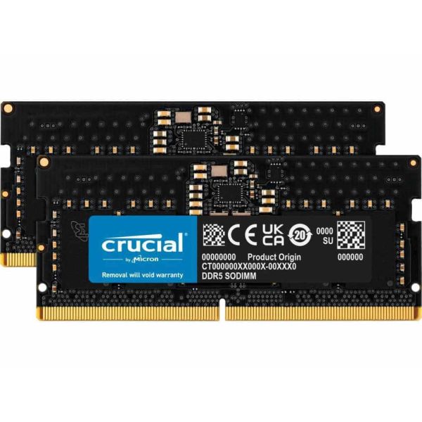 Crucial DDR5 16GB 2x8GB SO-DIMM (CT2K8G56C46S5)