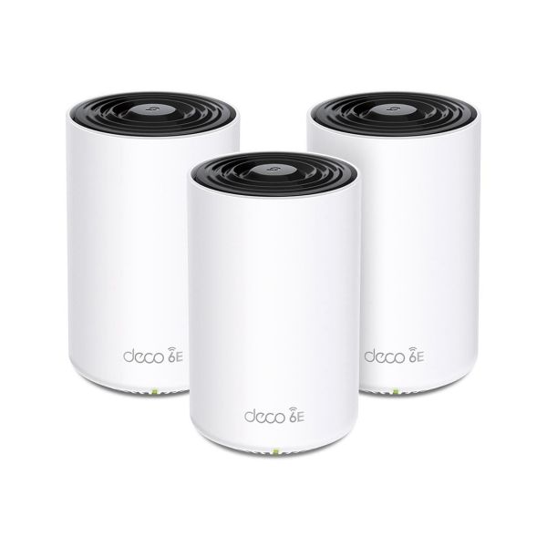 TP-Link Deco XE75 Pro (3-pack) Tri-band (2,4 GHz / 5 GHz / 6 GHz) Wi-Fi 6E (802.11ax) Wit Intern (XE75 PRO(3-PACK))