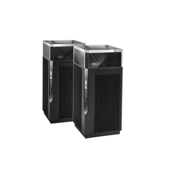 ASUS ZenWiFi Pro ET12 Tri-band (2,4 GHz / 5 GHz / 6 GHz) Wi-Fi 6E (802.11ax) Zwart 3 Intern (ZENWIFI PRO ET12 (2PK)) ASUS ZenWiFi Pro ET12 Tri-band (2,4 GHz / 5 GHz / 6 GHz) Wi-Fi 6E (802.11ax) Zwart 3 Intern (ZENWIFI PRO ET12 (2PK))