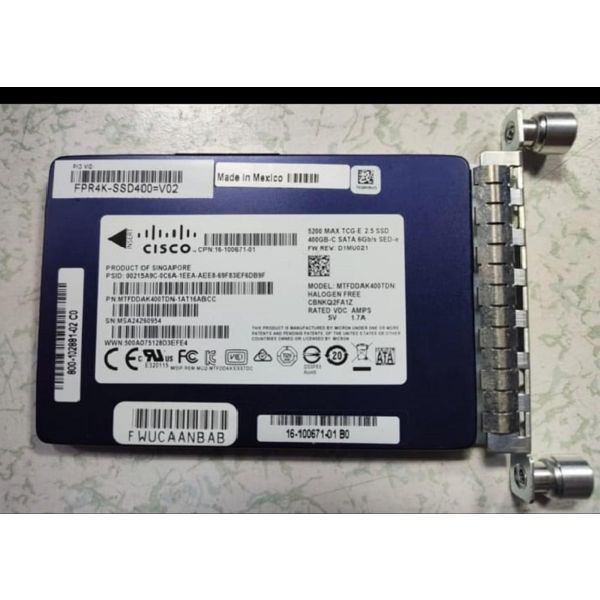 Cisco FireSIGHT 800GB SSD Drive (FS4K-SSD-800G-RFB)