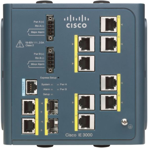 Cisco IE 3000 Switch 4x 10/100 + 2 Combo-poorten (IE-3000-4TC-RFB)
