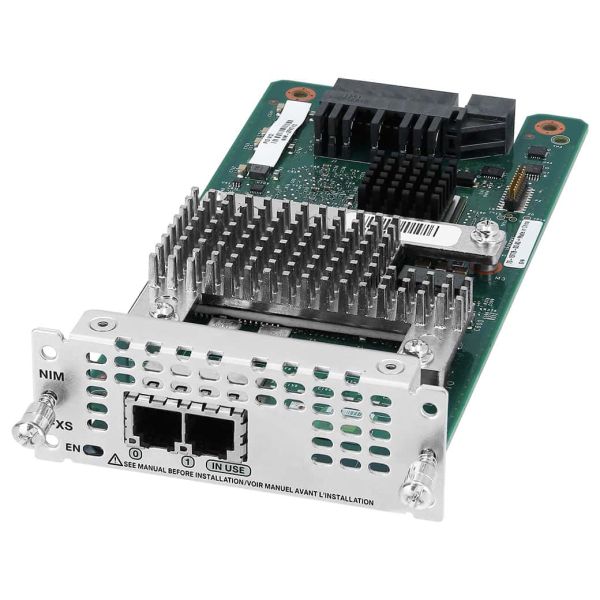 Cisco NIM-2FXS 2-Port Analog Voice Network Interface Module (NIM-2FXS)
