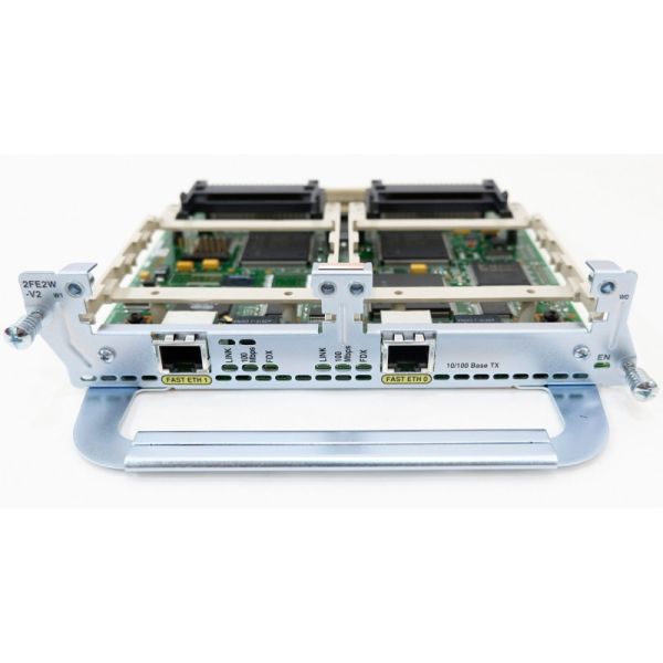 Cisco NM-2FE2W 10/100 Ethernet 2 WAN Card (NM-2FE2W)