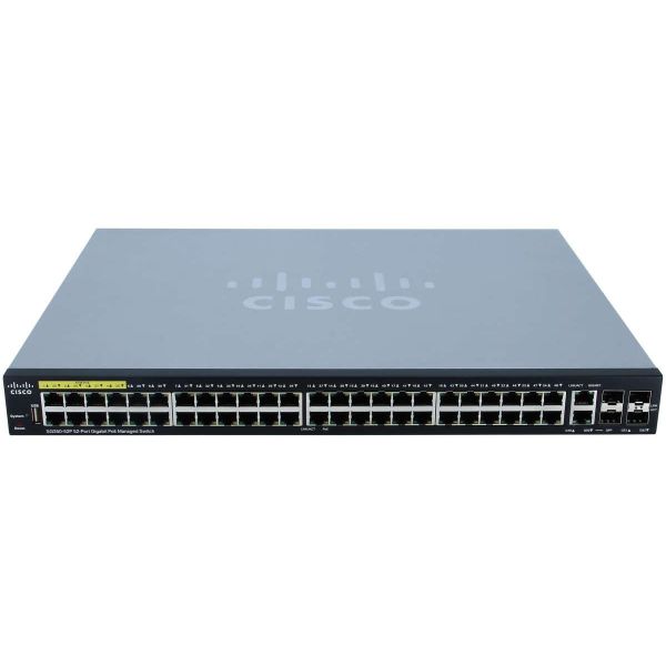 Cisco SG350-52P 52-Port Gigabit PoE Managed Switch (SG350-52P-K9)