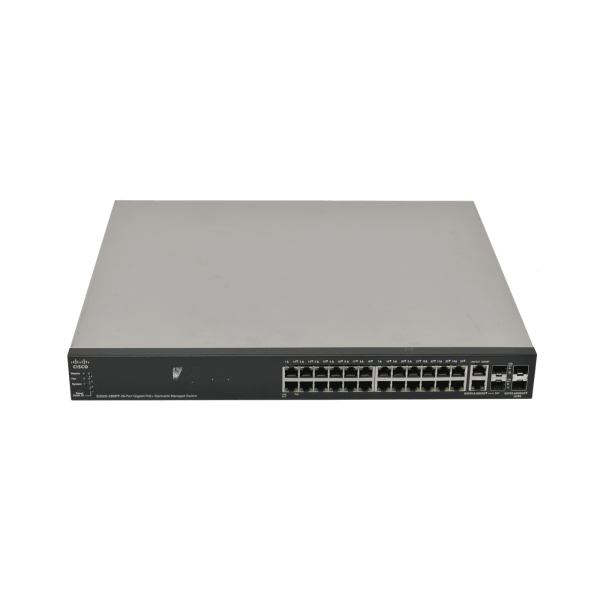 Cisco SG500-28P 28-Port Gigabit PoE Managed Switch (SG500-28P-K9)