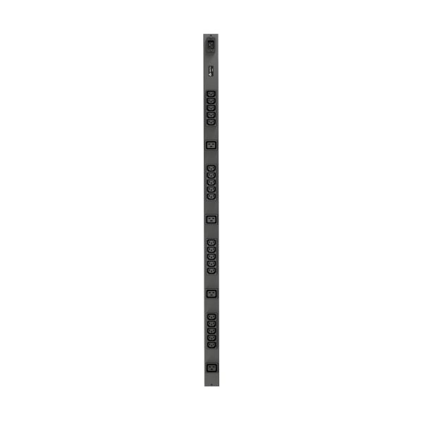 Vertiv Geist rPDU, basic, 0U, input C20 230V 16A, outputs (20)C13 | (4)C19 energiedistributie 24 AC-uitgang(en) Zwart (VP7552)