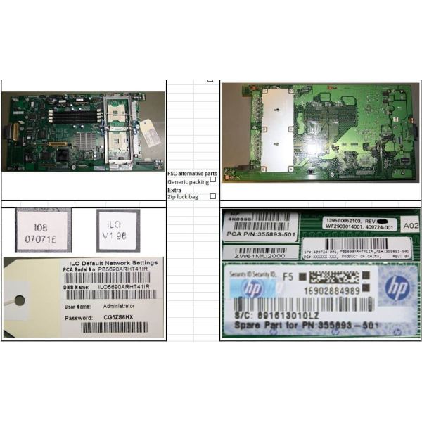 HP System Board 409724-001 (409724-001)