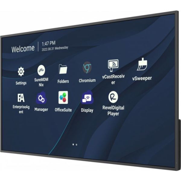 Viewsonic CDE4330 interactive whiteboards & accessories 109,2 cm (43") 3840 x 2160 Pixels Touchscreen Zwart USB (CDE4330)