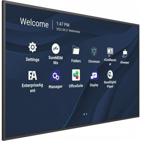 Viewsonic CDE9830 interactive whiteboards & accessories 2,49 m (98") 3840 x 2160 Pixels Touchscreen Zwart USB (CDE9830)