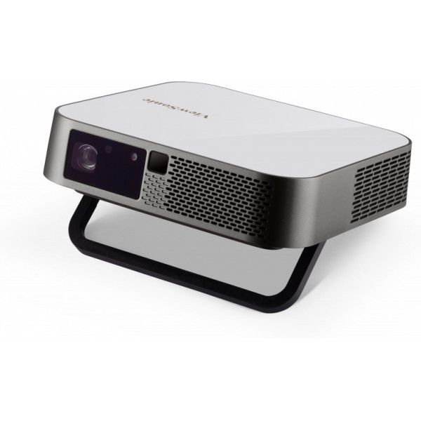 Viewsonic M2e beamer/projector Projector met korte projectieafstand 1000 ANSI lumens LED 1080p (1920x1080) 3D Grijs, Wit (PX701-4K)