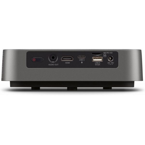 Viewsonic M2e beamer/projector Projector met korte projectieafstand 1000 ANSI lumens LED 1080p (1920x1080) 3D Grijs, Wit (PX701-4K)