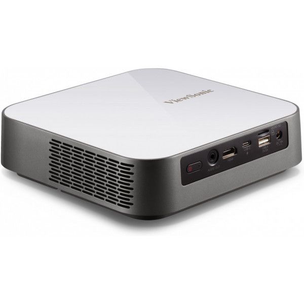 Viewsonic M2e beamer/projector Projector met korte projectieafstand 1000 ANSI lumens LED 1080p (1920x1080) 3D Grijs, Wit (PX701-4K)
