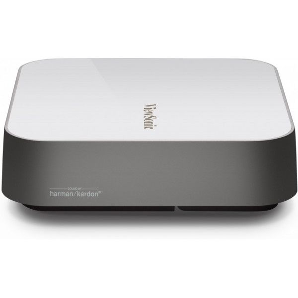 Viewsonic M2e beamer/projector Projector met korte projectieafstand 1000 ANSI lumens LED 1080p (1920x1080) 3D Grijs, Wit (PX701-4K)