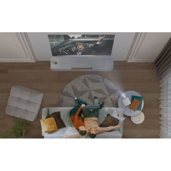 Viewsonic M2e beamer/projector Projector met korte projectieafstand 1000 ANSI lumens LED 1080p (1920x1080) 3D Grijs, Wit (PX701-4K)