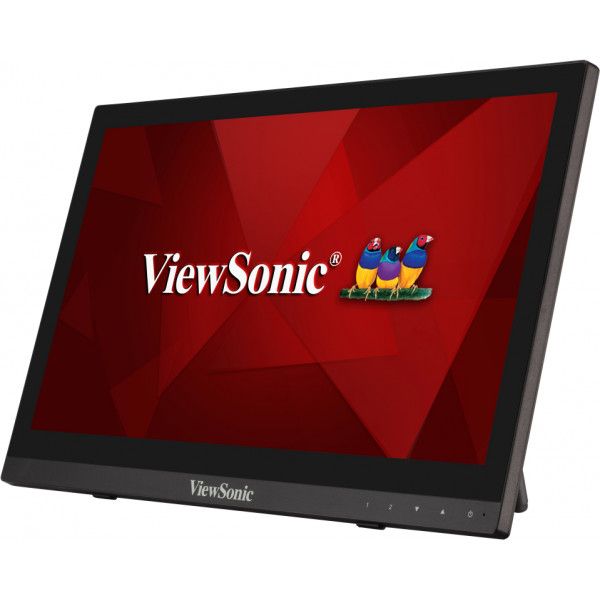 Viewsonic TD1630-3 computer monitor 39,6 cm (15.6") 1366 x 768 Pixels HD LCD Touchscreen Multi-gebruiker Zwart (TD1630-3)