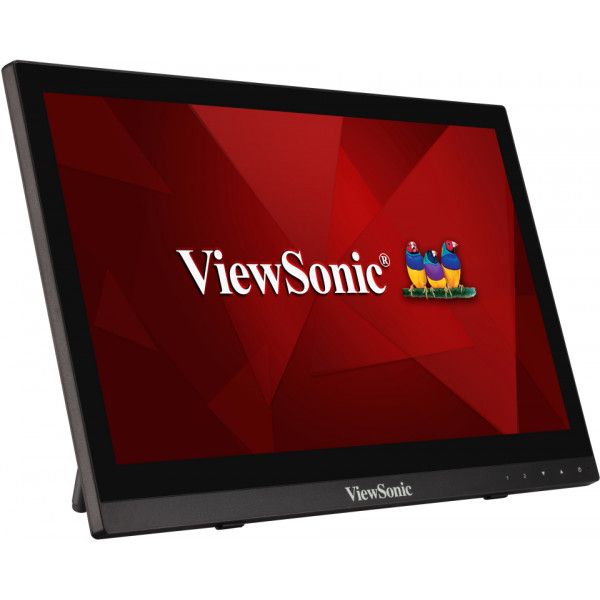Viewsonic TD1630-3 computer monitor 39,6 cm (15.6") 1366 x 768 Pixels HD LCD Touchscreen Multi-gebruiker Zwart (TD1630-3)