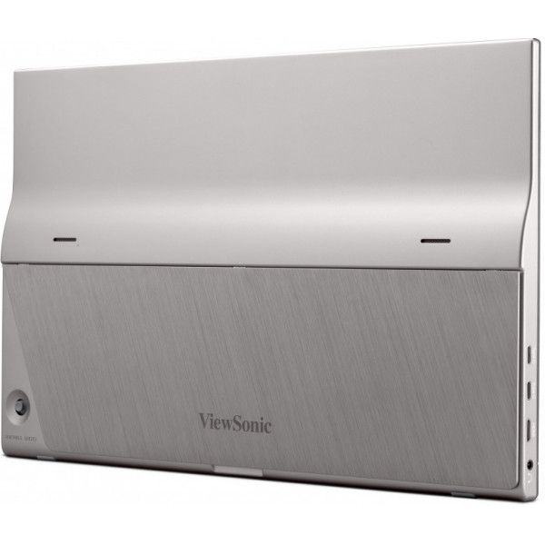 Viewsonic TD1655 computer monitor 39,6 cm (15.6") 1920 x 1080 Pixels Full HD LED Touchscreen Multi-gebruiker Zwart, Zilver (TD1655)
