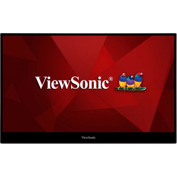 Viewsonic TD1655 computer monitor 39,6 cm (15.6") 1920 x 1080 Pixels Full HD LED Touchscreen Multi-gebruiker Zwart, Zilver (TD1655)