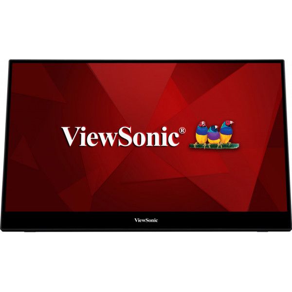 Viewsonic TD1655 computer monitor 39,6 cm (15.6") 1920 x 1080 Pixels Full HD LED Touchscreen Multi-gebruiker Zwart, Zilver (TD1655)