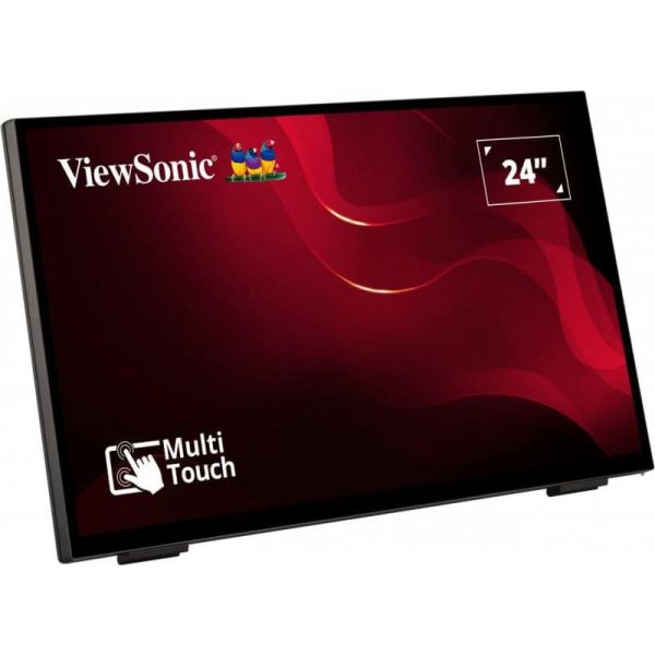 Viewsonic TD2465 beeldkrant Interactief flatscreen 61 cm (24") LED 250 cd/m² Full HD Zwart Touchscreen (TD2465) Viewsonic TD2465 beeldkrant Interactief flatscreen 61 cm (24") LED 250 cd/m² Full HD Zwart Touchscreen (TD2465)