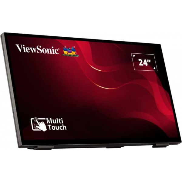 Viewsonic TD2465 beeldkrant Interactief flatscreen 61 cm (24") LED 250 cd/m² Full HD Zwart Touchscreen (TD2465) Viewsonic TD2465 beeldkrant Interactief flatscreen 61 cm (24") LED 250 cd/m² Full HD Zwart Touchscreen (TD2465)