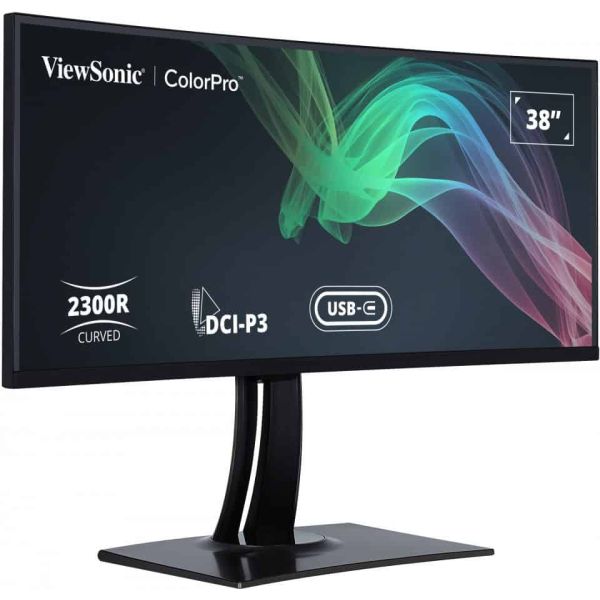 Viewsonic VP3881A computer monitor 96,5 cm (38") 3840 x 1600 Pixels Quad HD+ LED Zwart (VP3881A) Viewsonic VP3881A computer monitor 96,5 cm (38") 3840 x 1600 Pixels Quad HD+ LED Zwart (VP3881A)