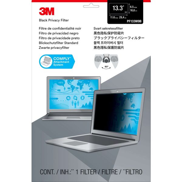 3M Privacyfilter voor breedbeeldlaptop 13,3" (PF133W9B)