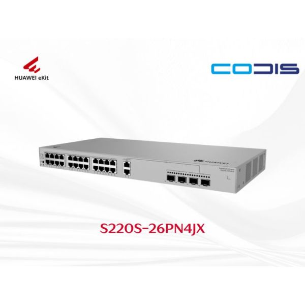 Huawei S220S-26PN4JX Gigabit PoE Switch (S220S-26PN4JX)