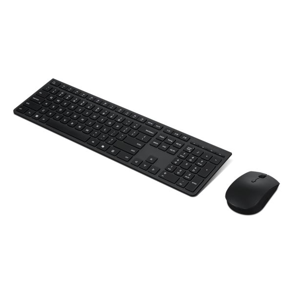Lenovo 4X31R64325 toetsenbord Inclusief muis Kantoor RF-draadloos + Bluetooth Frans Zwart