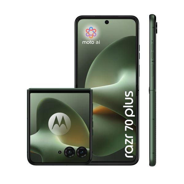 Motorola razr 70 plus 17,5 cm (6.9") Dual SIM Android 16.0 5G USB Type-C 12 GB 512 GB 4500 mAh Donkergroen (PBCF0004SE) Motorola razr 70 plus 17,5 cm (6.9") Dual SIM Android 16.0 5G USB Type-C 12 GB 512 GB 4500 mAh Donkergroen (PBCF0004SE)