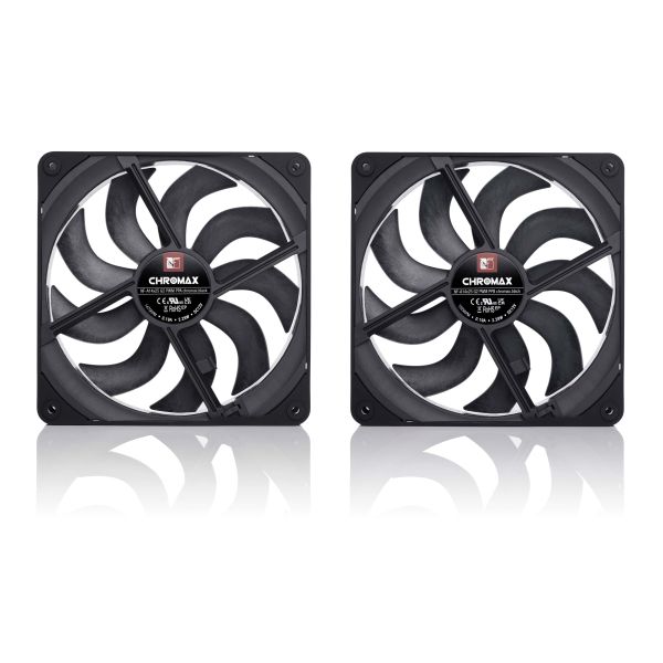Noctua 140mm Noctua NF-A14x25 G2 PWM Sx2-PP chromax.black (NF-A14X25 G2 PWM SX2-PP CHROMAX.BLACK)