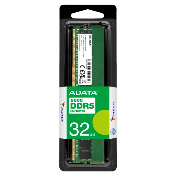 ADATA AD5R560032G20-SHYA geheugenmodule 32 GB 1 x 32 GB DDR5 5600 MT/s 288-pin DIMM ECC (AD5R560032G20-SHYA)